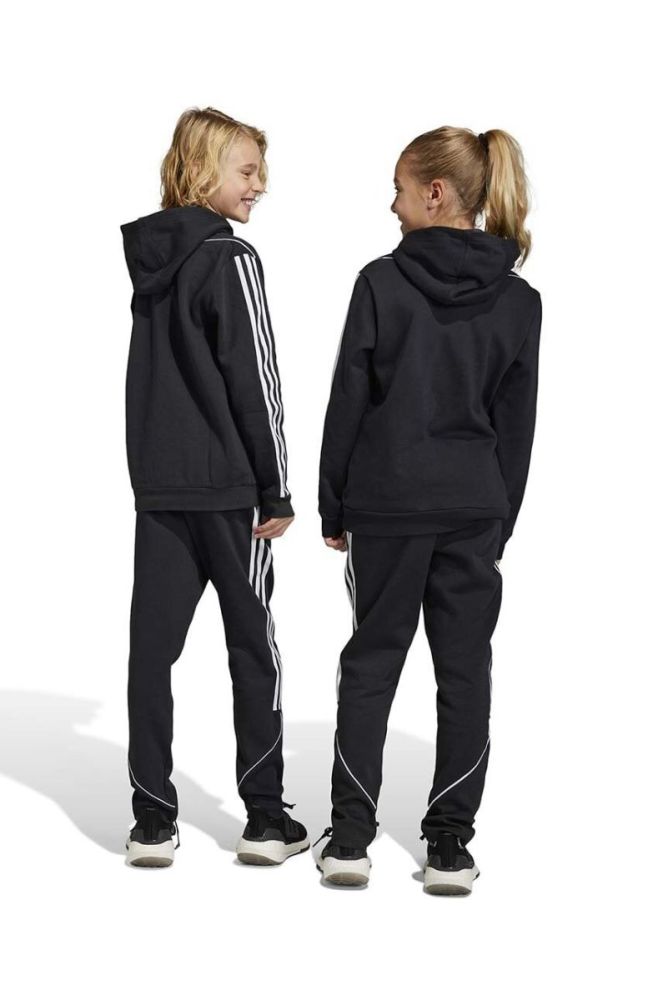 Дитячі спортивні штани adidas Performance TIRO23L SW PNTY колір чорний з аплікацією фото 5