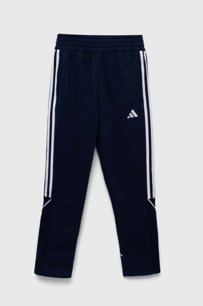 Дитячі спортивні штани adidas Performance TIRO23L SW PNTY колір синій з аплікацією фото 2