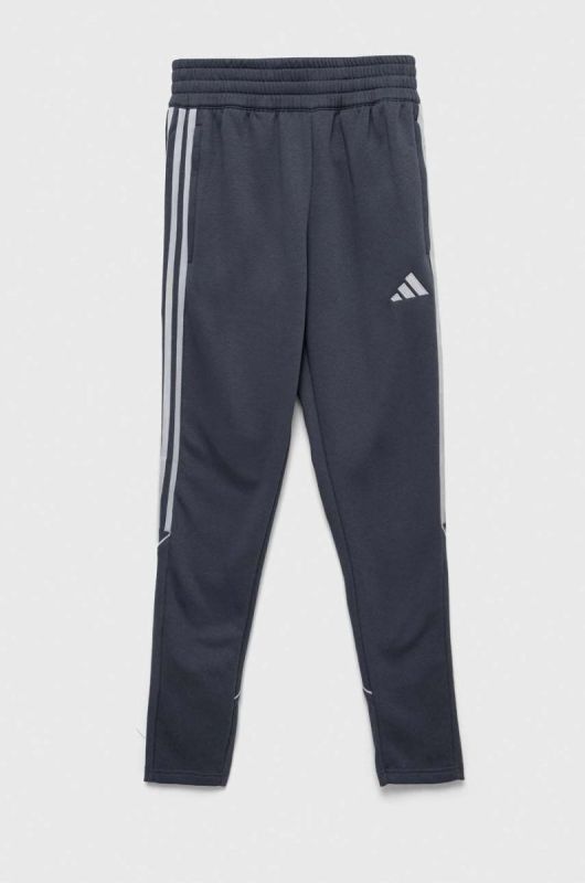 Дитячі спортивні штани adidas Performance TIRO23L SW PNTY колір сірий візерунок фото 2