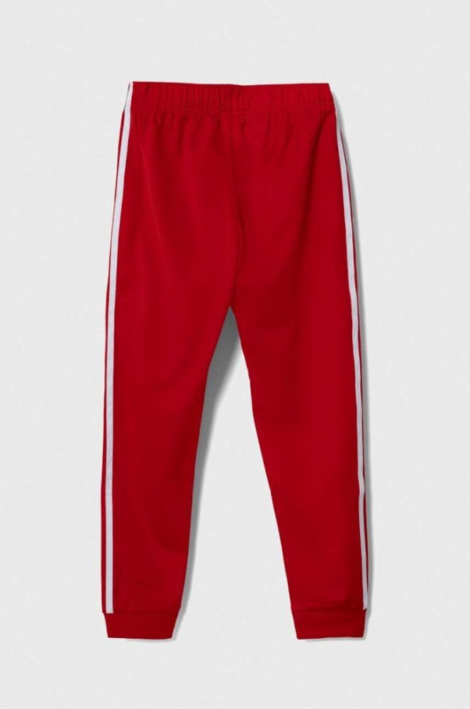 Дитячі спортивні штани adidas Originals колір червоний візерунок фото 3