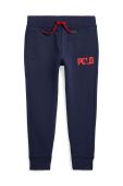 Дитячі спортивні штани Polo Ralph Lauren колір синій візерунок (3463452)