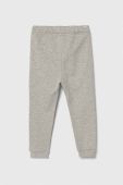 Дитячі бавовняні штани United Colors of Benetton колір сірий меланж (3394980)