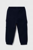 Дитячі бавовняні штани United Colors of Benetton колір синій однотонні (3395012)