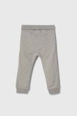 Дитячі спортивні штани Sisley колір сірий однотонні