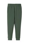 Дитячі спортивні штани Reima Letkis колір зелений однотонні