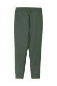 Дитячі спортивні штани Reima Letkis колір зелений однотонні
