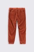 Дитячі штани Coccodrillo колір коричневий однотонні