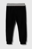 Дитячі спортивні штани United Colors of Benetton колір чорний однотонні (3547545)