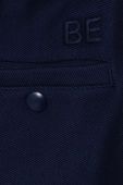 Дитячі бавовняні штани United Colors of Benetton колір синій однотонні (3497543)