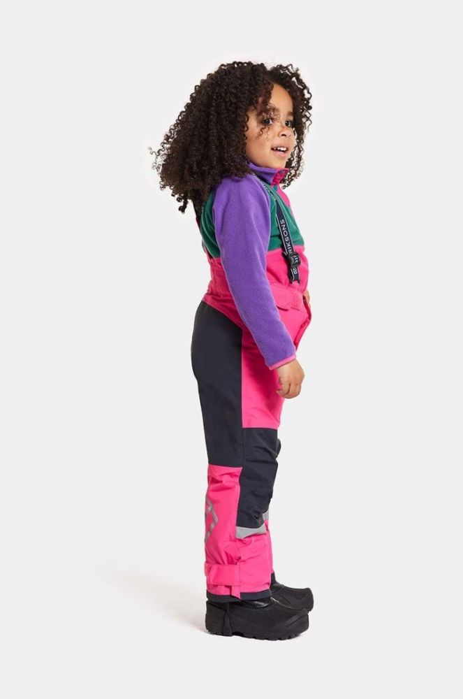 Дитячі лижні штани Didriksons IDRE KIDS PANTS колір рожевий фото 5