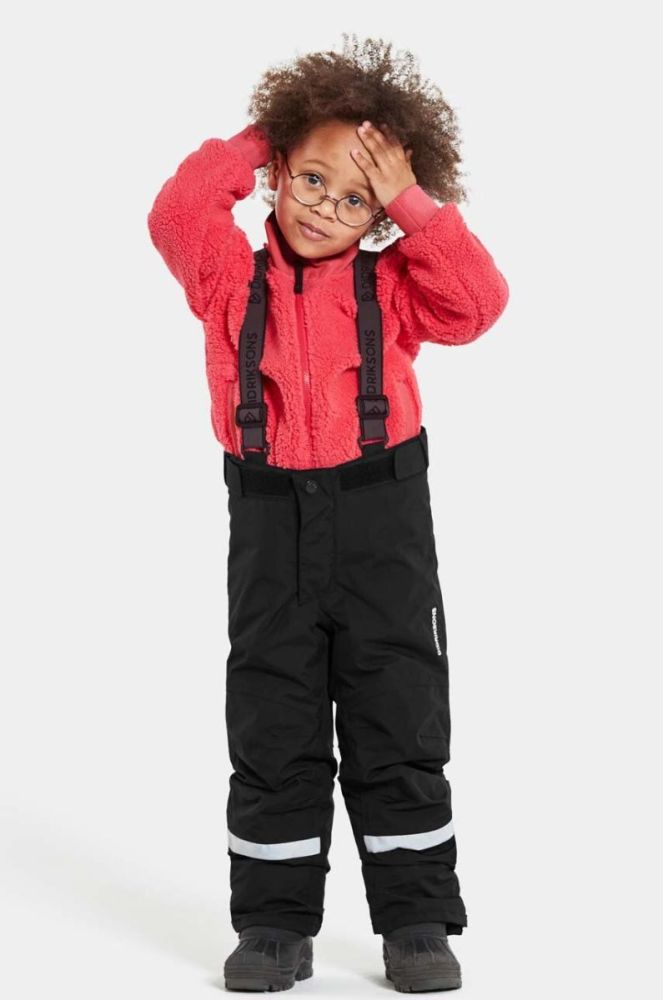 Дитячі лижні штани Didriksons IDRE KIDS PANTS колір чорний фото 4