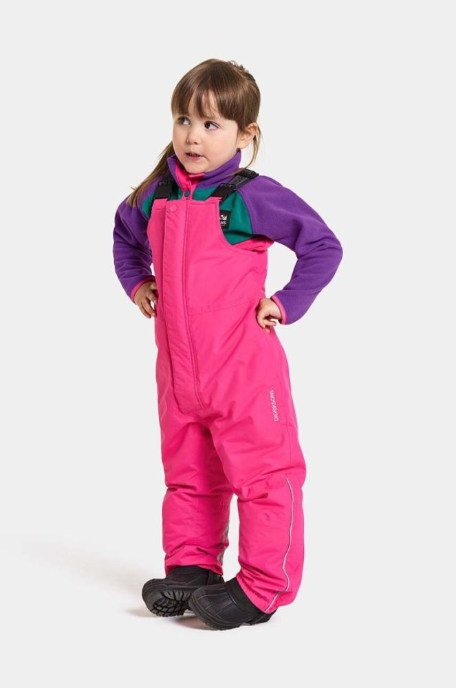 Дитячі лижні штани Didriksons TARFALA KIDS PANTS колір рожевий фото 4