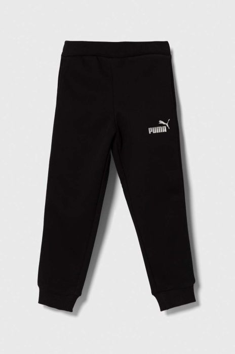 Дитячі спортивні штани Puma ESS+ Sweatpants FL cl G колір чорний однотонні