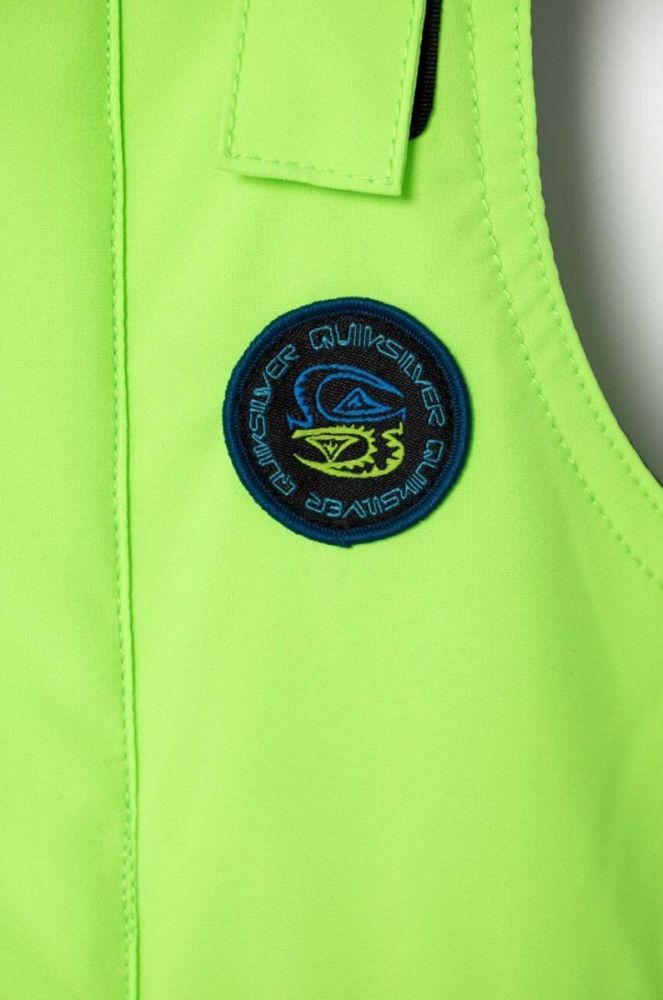 Дитячі лижні штани Quiksilver BOOGIE KIDS PT SNPT колір зелений фото 3