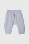 Дитячі спортивні штани United Colors of Benetton однотонні колір блакитний (3630217)