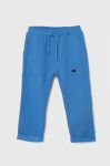 Дитячі спортивні штани United Colors of Benetton однотонні колір блакитний (3602883)