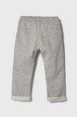 Дитячі спортивні штани United Colors of Benetton колір сірий однотонні (3602872)