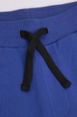 Дитячі бавовняні штани Coccodrillo колір синій однотонні (3495678)
