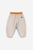 Бавовняні штани для немовлят Bobo Choses колір бежевий