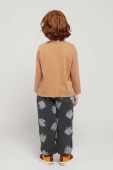 Дитячі бавовняні штани Bobo Choses колір сірий візерунок (3508117)