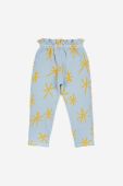 Дитячі бавовняні штани Bobo Choses візерунок колір блакитний