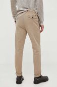 Штани Guess чоловічі колір бежевий фасон chinos