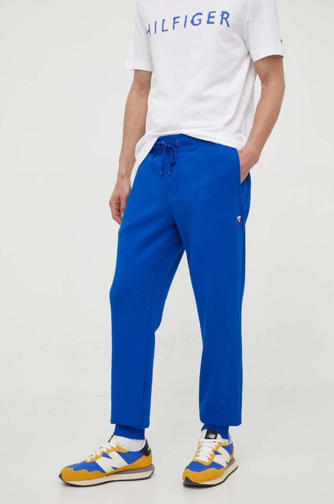 Спортивні штани Tommy Hilfiger колір синій однотонні (3257093)