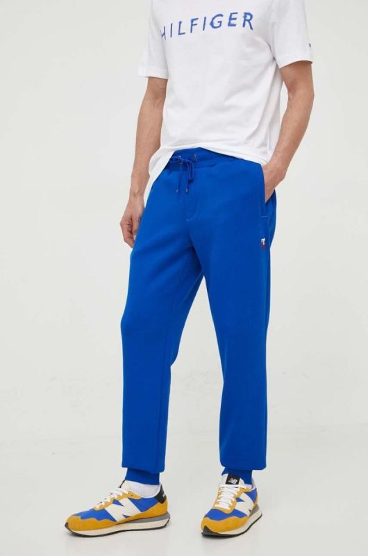 Спортивні штани Tommy Hilfiger колір синій однотонні (3257093)