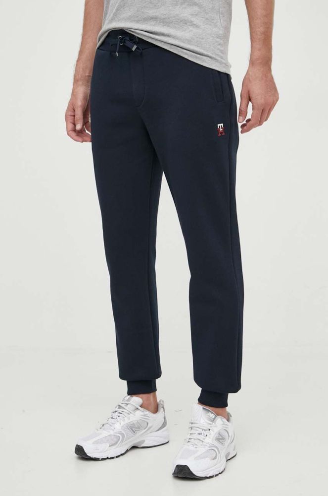 Спортивні штани Tommy Hilfiger колір синій однотонні (3257150)