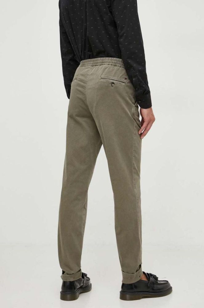Штани Tommy Hilfiger чоловічі колір зелений пряме (3451098) фото 2
