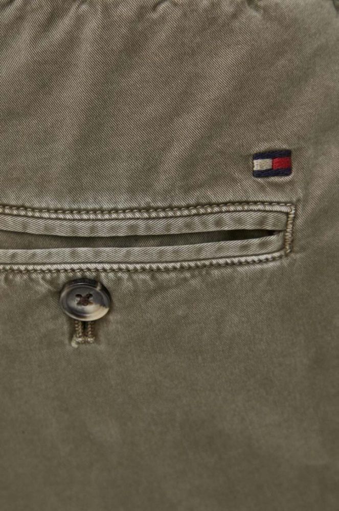 Штани Tommy Hilfiger чоловічі колір зелений пряме (3451098) фото 3