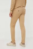 Штани Tommy Hilfiger чоловічі колір бежевий фасон chinos
