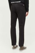 Штани Tommy Jeans чоловічі колір чорний фасон chinos