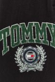 Бавовняні спортивні штани Tommy Jeans колір чорний з аплікацією (3325443)