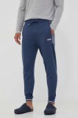 Спортивні штани BOSS з аплікацією колір блакитний