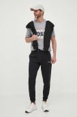 Спортивні штани BOSS колір чорний з аплікацією (3354375)