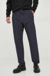 Штани Boss Green BOSS GREEN чоловічі колір синій пряме
