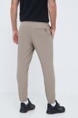 Штани Boss Green BOSS GREEN чоловічі колір бежевий облягаючі