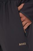 Спортивні штани Boss Green колір сірий з принтом