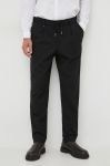 Штани BOSS чоловічі колір чорний пряме (3463481)