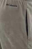 Спортивні штани Columbia колір зелений однотонні (3486599)