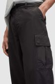 Бавовняні штани AllSaints Talka колір чорний фасон cargo