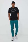 Спортивні штани adidas Originals IM2110-ARCFUS колір бірюзовий з аплікацією