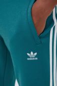 Спортивні штани adidas Originals IM2110-ARCFUS колір бірюзовий з аплікацією