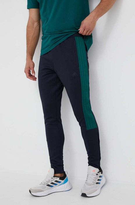 Спортивні штани adidas колір синій з аплікацією (3335647)