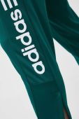 Спортивні штани adidas колір зелений з принтом (3303015)