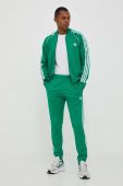 Спортивні штани adidas Originals колір зелений з аплікацією (3388615)