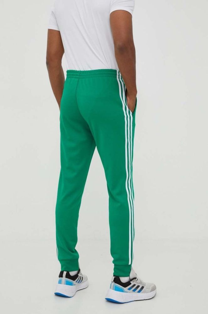 Спортивні штани adidas Originals колір зелений з аплікацією (3388615) фото 3