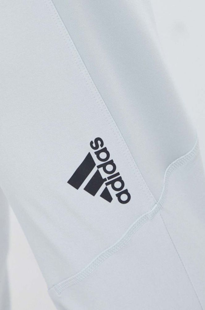 Штани для тренувань adidas Performance Designed for Training колір сірий однотонні (3632331) фото 4