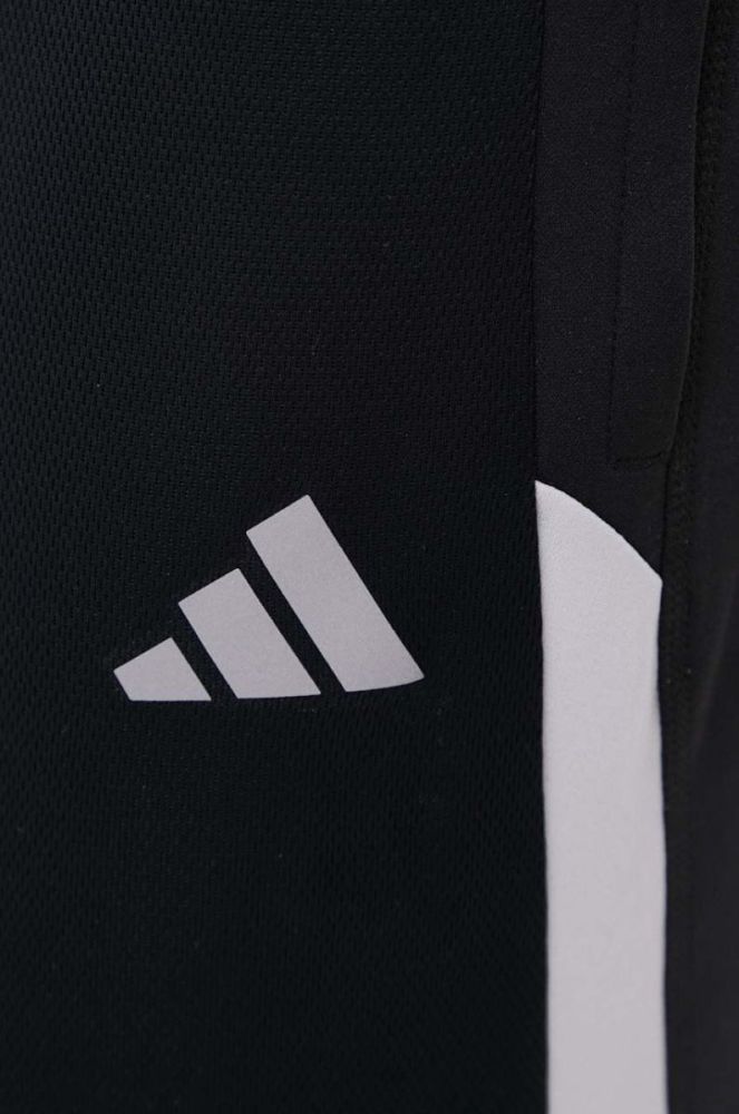 Штани для тренувань adidas Performance Tiro 23 колір чорний з принтом фото 4